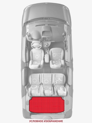 ЭВА коврики «Queen Lux» багажник для Toyota Prius C